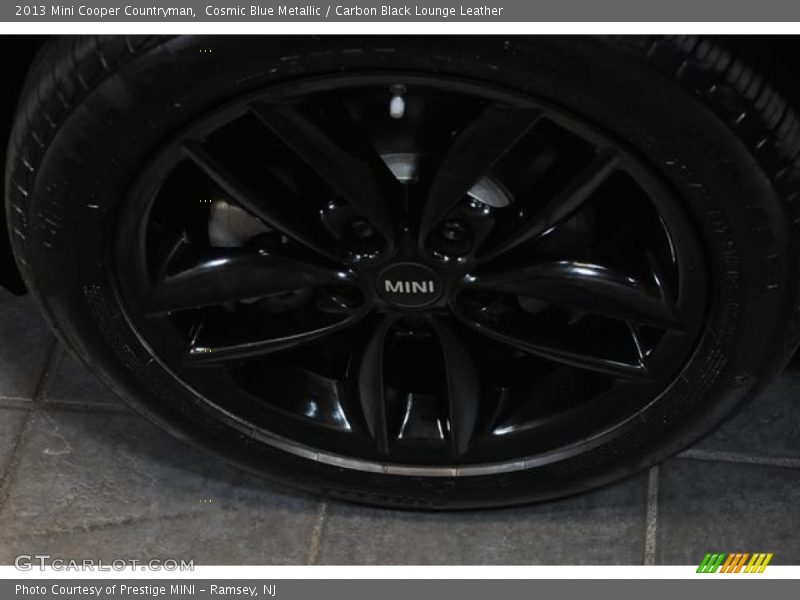Cosmic Blue Metallic / Carbon Black Lounge Leather 2013 Mini Cooper Countryman