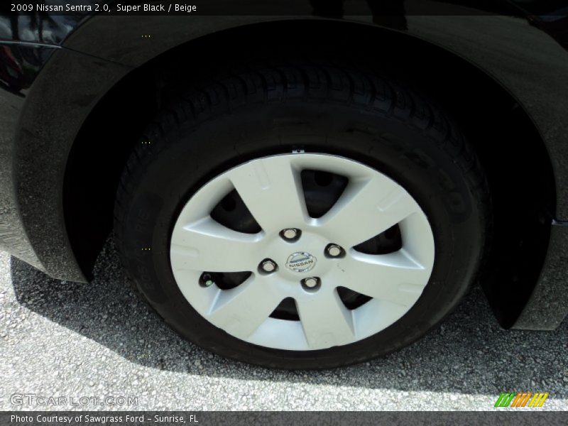 Super Black / Beige 2009 Nissan Sentra 2.0