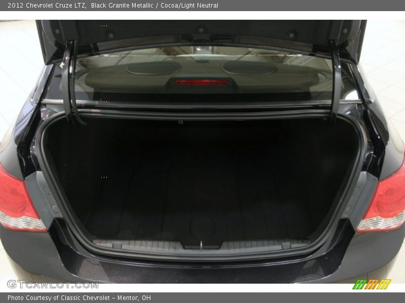 Black Granite Metallic / Cocoa/Light Neutral 2012 Chevrolet Cruze LTZ
