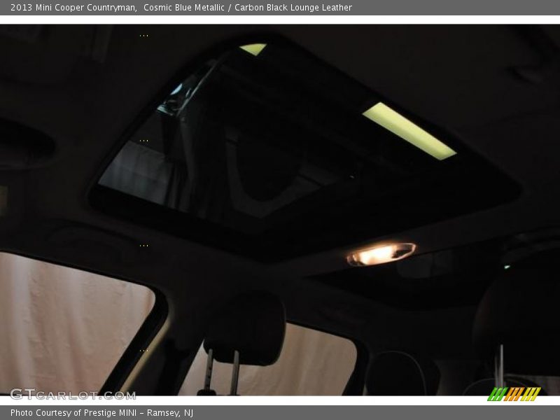 Cosmic Blue Metallic / Carbon Black Lounge Leather 2013 Mini Cooper Countryman