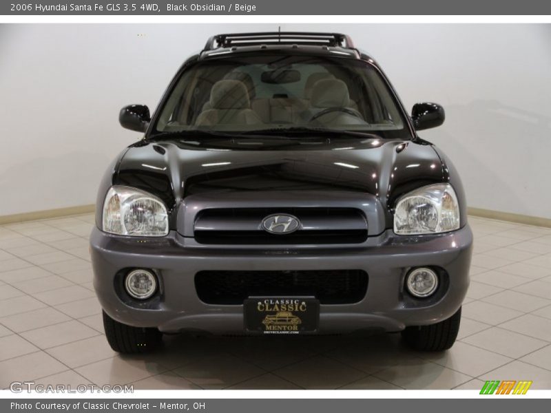 Black Obsidian / Beige 2006 Hyundai Santa Fe GLS 3.5 4WD