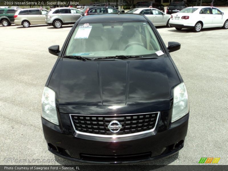 Super Black / Beige 2009 Nissan Sentra 2.0