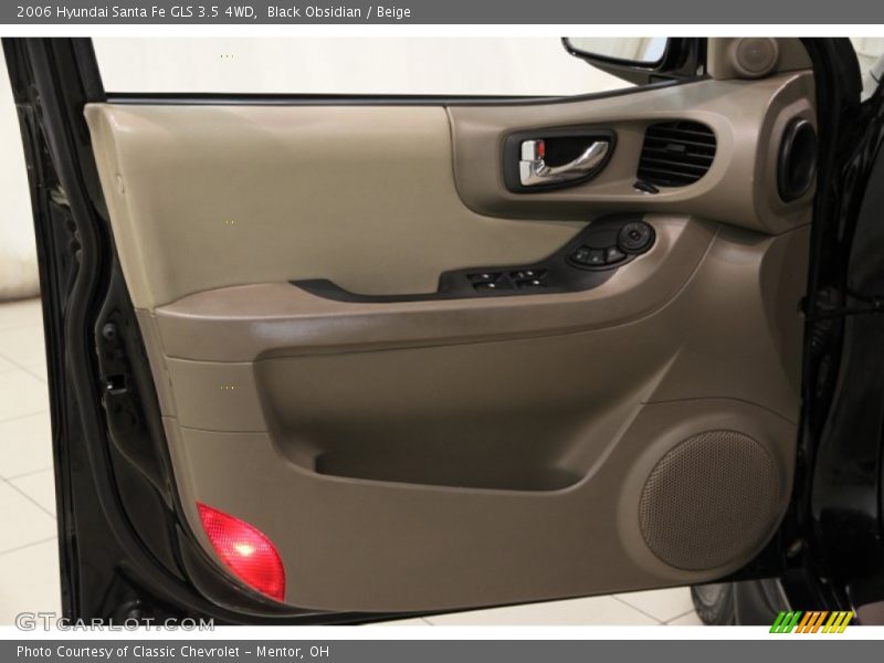 Black Obsidian / Beige 2006 Hyundai Santa Fe GLS 3.5 4WD