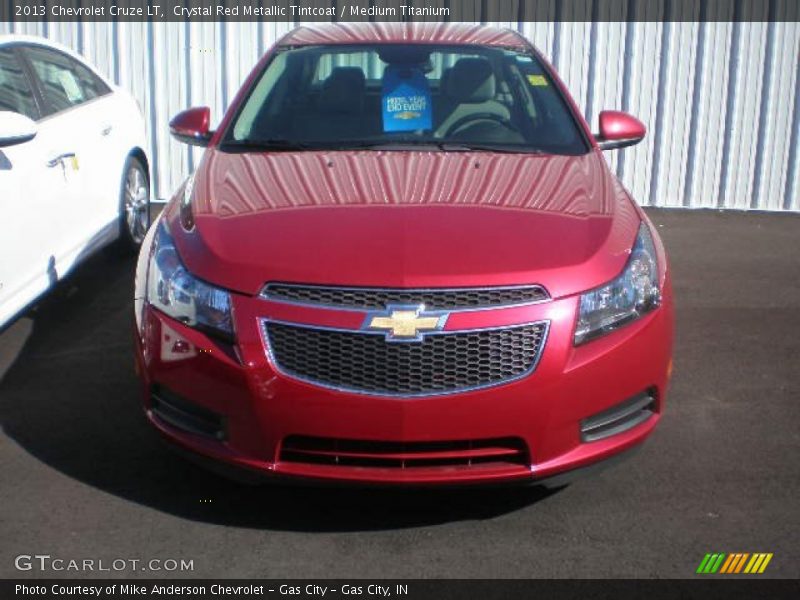 Crystal Red Metallic Tintcoat / Medium Titanium 2013 Chevrolet Cruze LT