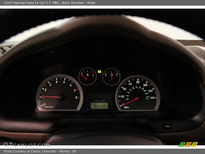 Black Obsidian / Beige 2006 Hyundai Santa Fe GLS 3.5 4WD