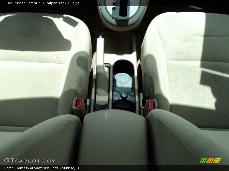 Super Black / Beige 2009 Nissan Sentra 2.0