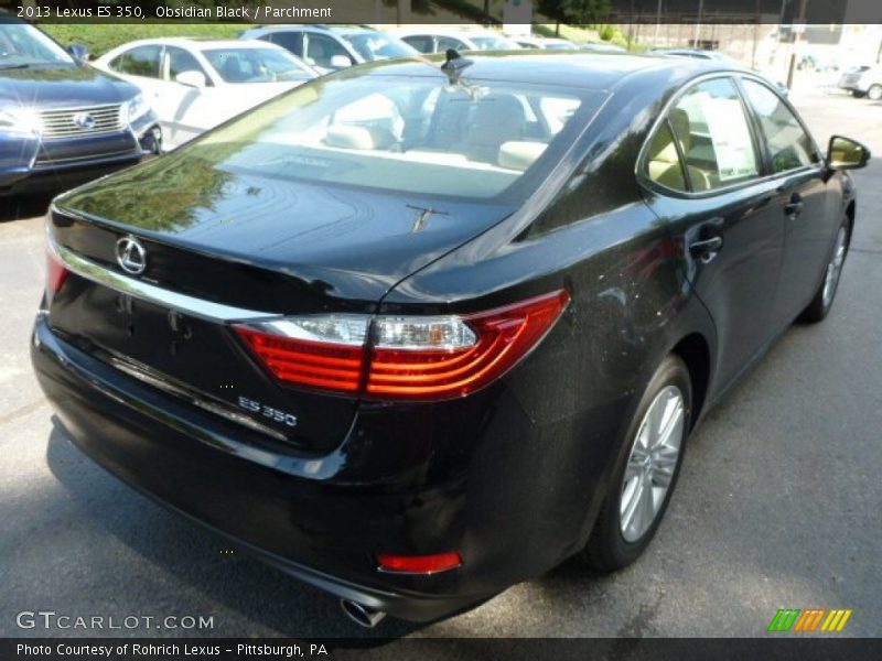 Obsidian Black / Parchment 2013 Lexus ES 350