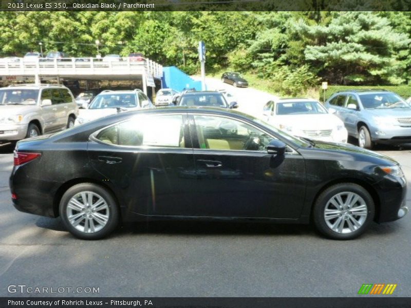 Obsidian Black / Parchment 2013 Lexus ES 350