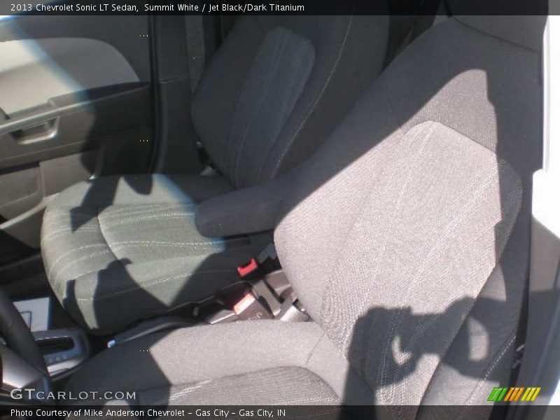 Summit White / Jet Black/Dark Titanium 2013 Chevrolet Sonic LT Sedan