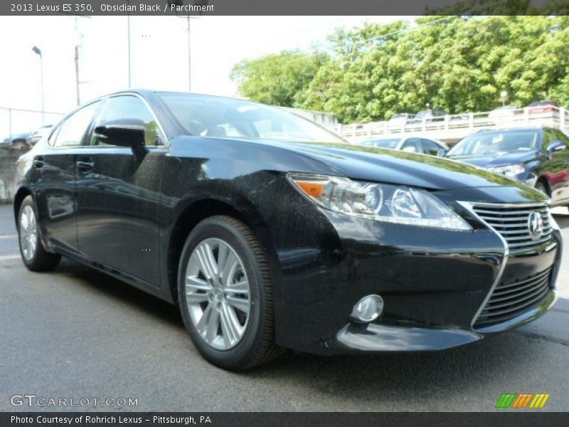 Obsidian Black / Parchment 2013 Lexus ES 350