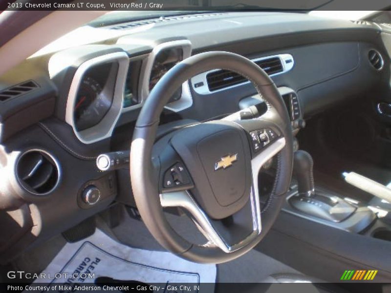Victory Red / Gray 2013 Chevrolet Camaro LT Coupe