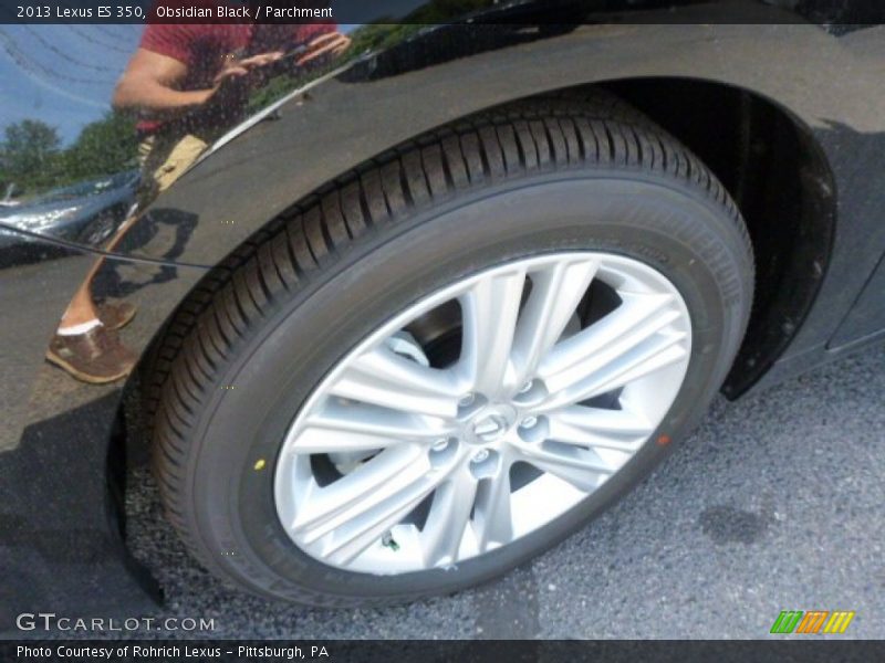 Obsidian Black / Parchment 2013 Lexus ES 350