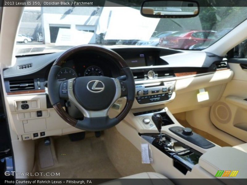 Obsidian Black / Parchment 2013 Lexus ES 350