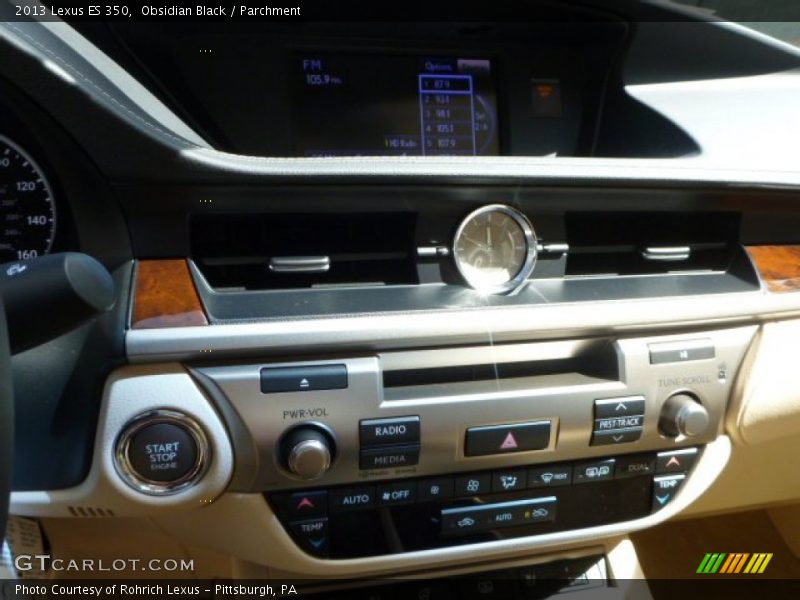 Obsidian Black / Parchment 2013 Lexus ES 350