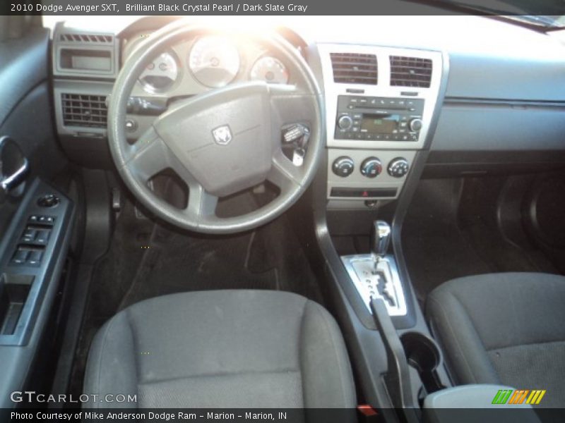Brilliant Black Crystal Pearl / Dark Slate Gray 2010 Dodge Avenger SXT
