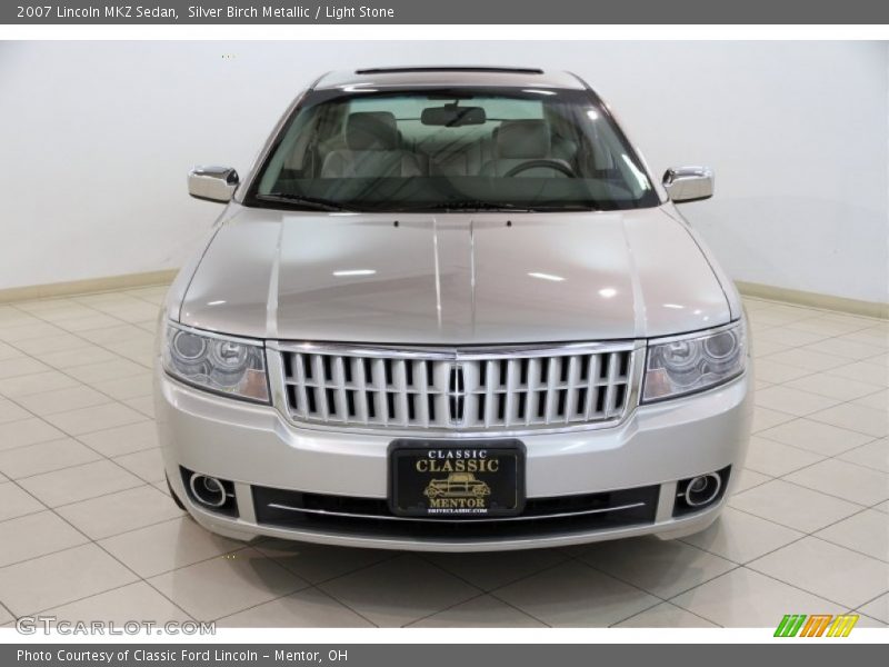 Silver Birch Metallic / Light Stone 2007 Lincoln MKZ Sedan