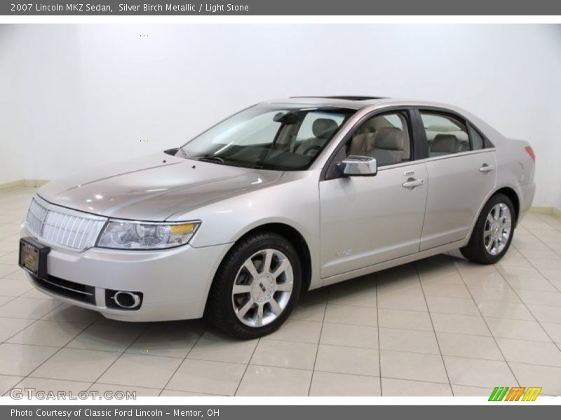 Silver Birch Metallic / Light Stone 2007 Lincoln MKZ Sedan