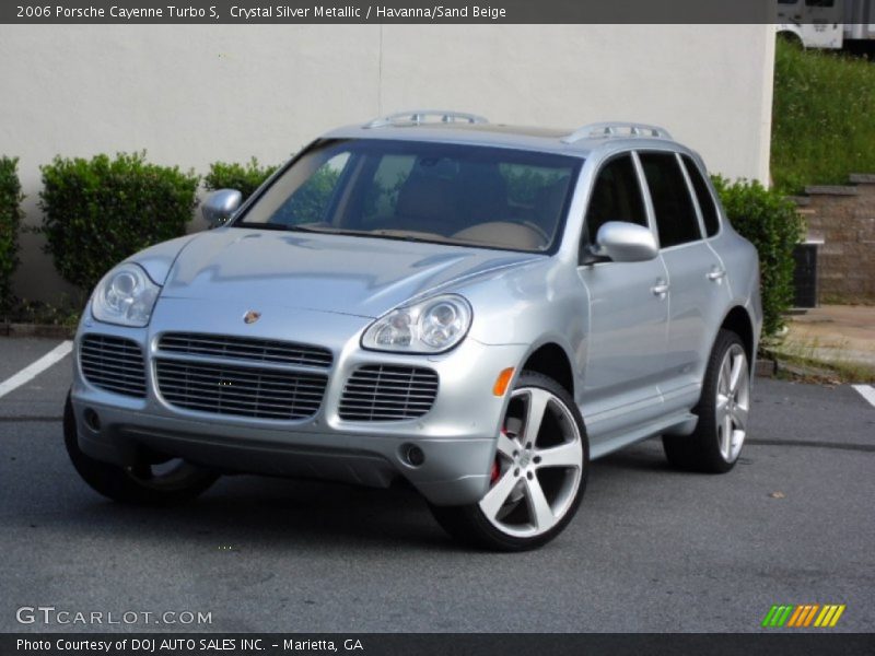 Crystal Silver Metallic / Havanna/Sand Beige 2006 Porsche Cayenne Turbo S