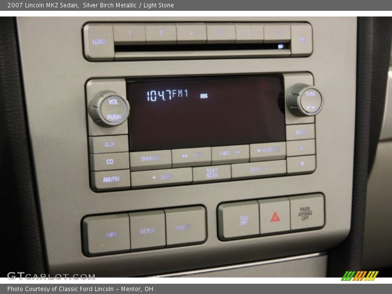 Silver Birch Metallic / Light Stone 2007 Lincoln MKZ Sedan
