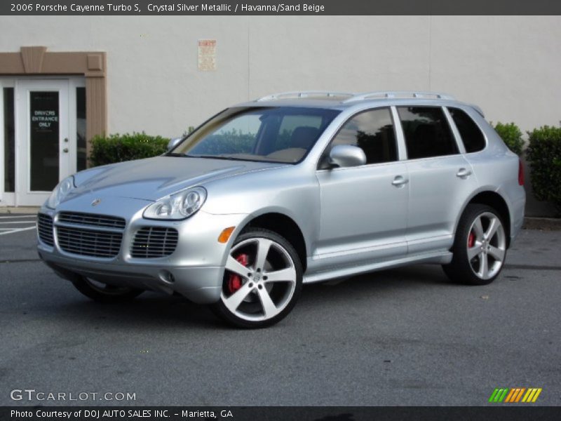Crystal Silver Metallic / Havanna/Sand Beige 2006 Porsche Cayenne Turbo S