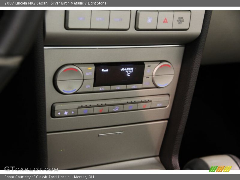 Silver Birch Metallic / Light Stone 2007 Lincoln MKZ Sedan