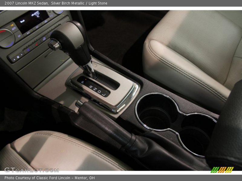 Silver Birch Metallic / Light Stone 2007 Lincoln MKZ Sedan