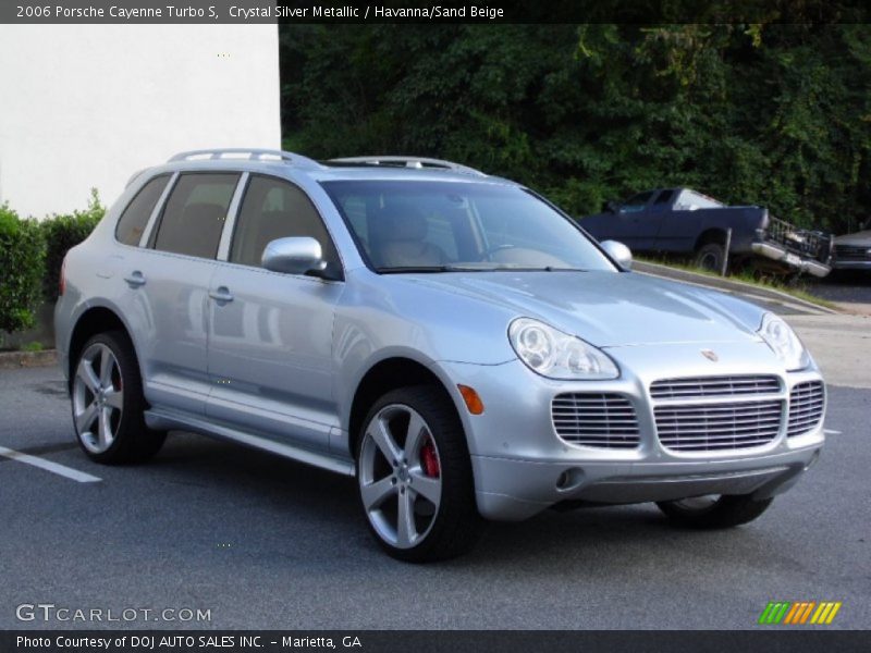 Crystal Silver Metallic / Havanna/Sand Beige 2006 Porsche Cayenne Turbo S