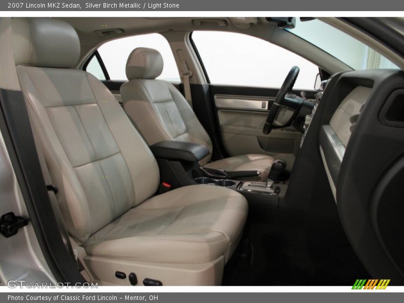 Silver Birch Metallic / Light Stone 2007 Lincoln MKZ Sedan