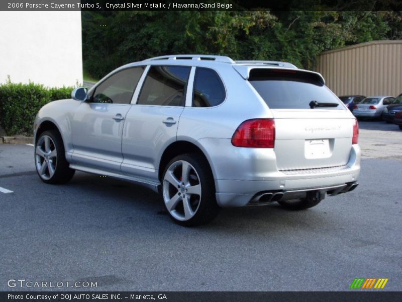 Crystal Silver Metallic / Havanna/Sand Beige 2006 Porsche Cayenne Turbo S