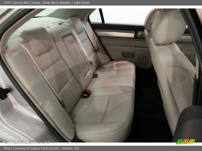 Silver Birch Metallic / Light Stone 2007 Lincoln MKZ Sedan