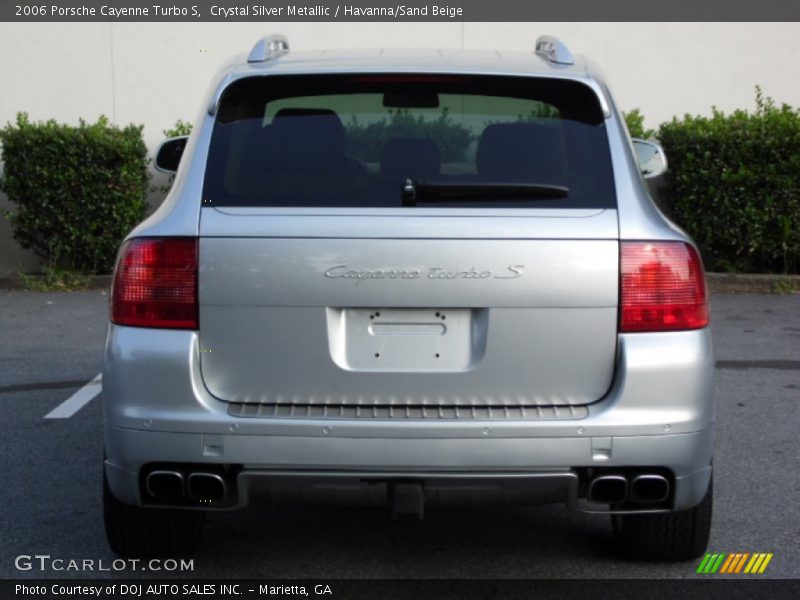 Crystal Silver Metallic / Havanna/Sand Beige 2006 Porsche Cayenne Turbo S