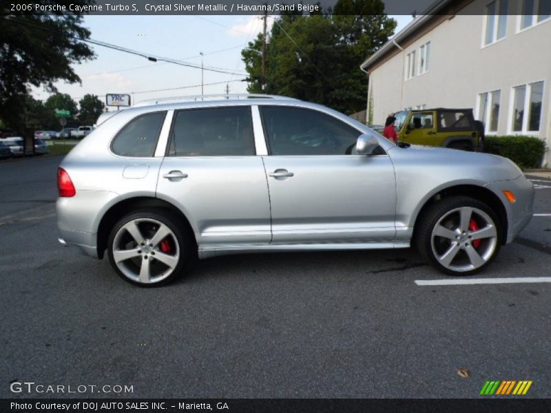 Crystal Silver Metallic / Havanna/Sand Beige 2006 Porsche Cayenne Turbo S