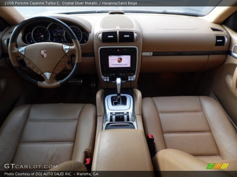 Crystal Silver Metallic / Havanna/Sand Beige 2006 Porsche Cayenne Turbo S