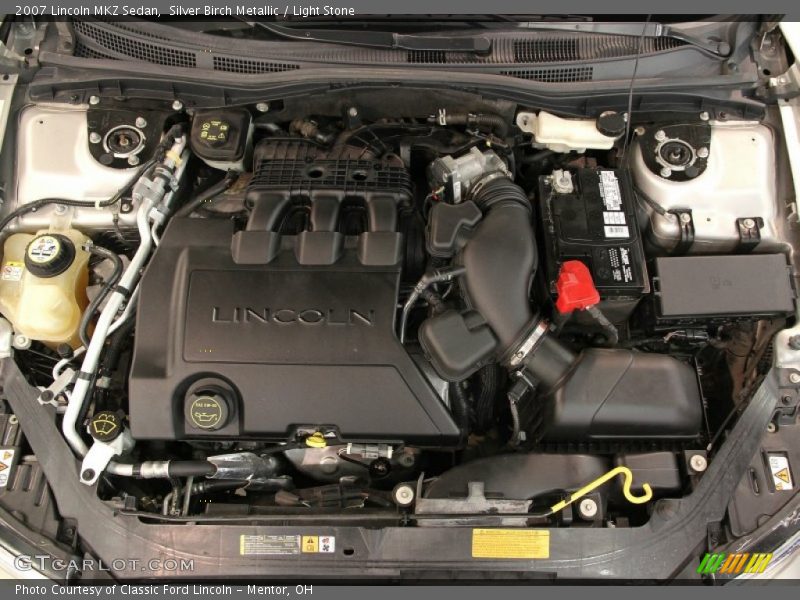 Silver Birch Metallic / Light Stone 2007 Lincoln MKZ Sedan