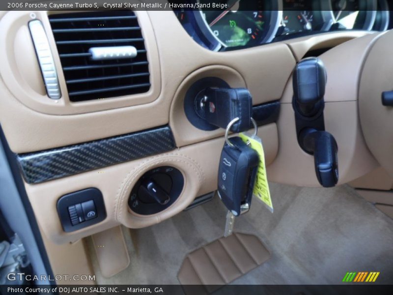Crystal Silver Metallic / Havanna/Sand Beige 2006 Porsche Cayenne Turbo S