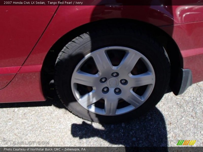 Tango Red Pearl / Ivory 2007 Honda Civic LX Sedan