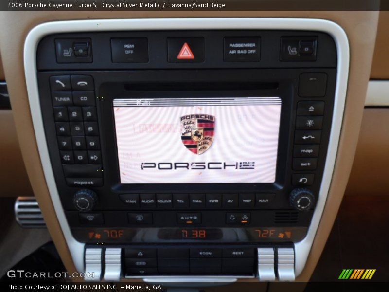 Crystal Silver Metallic / Havanna/Sand Beige 2006 Porsche Cayenne Turbo S