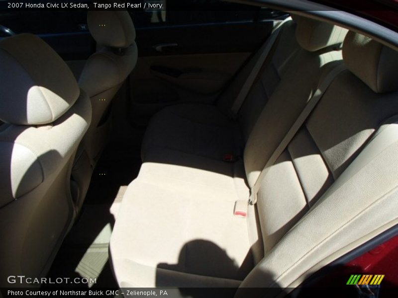 Tango Red Pearl / Ivory 2007 Honda Civic LX Sedan
