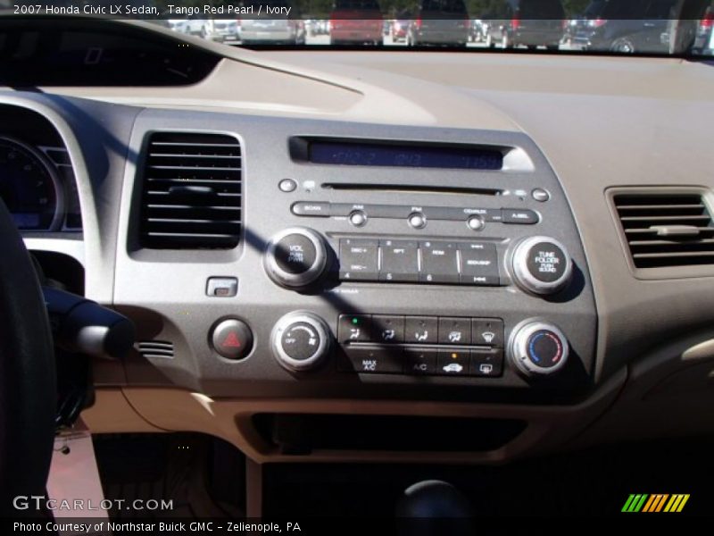 Tango Red Pearl / Ivory 2007 Honda Civic LX Sedan
