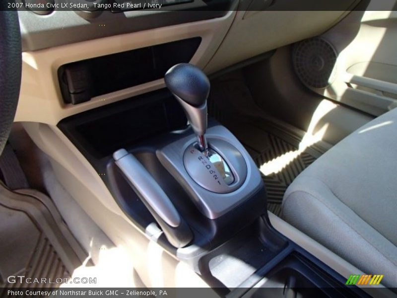 Tango Red Pearl / Ivory 2007 Honda Civic LX Sedan