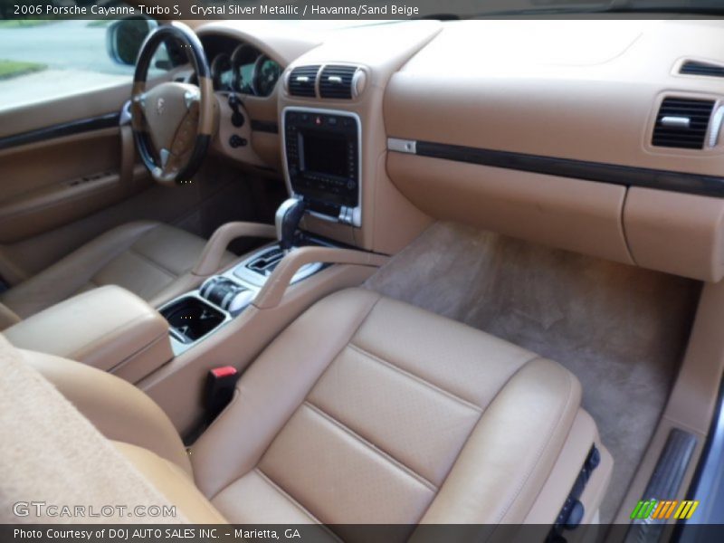 Crystal Silver Metallic / Havanna/Sand Beige 2006 Porsche Cayenne Turbo S