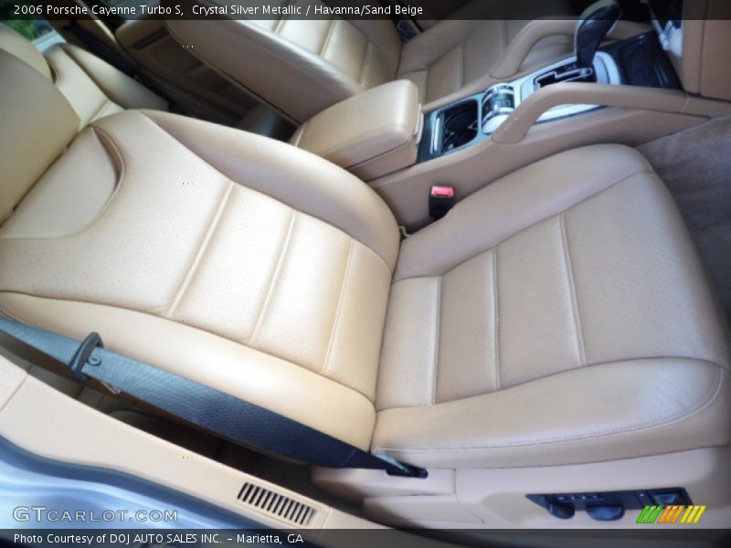 Crystal Silver Metallic / Havanna/Sand Beige 2006 Porsche Cayenne Turbo S