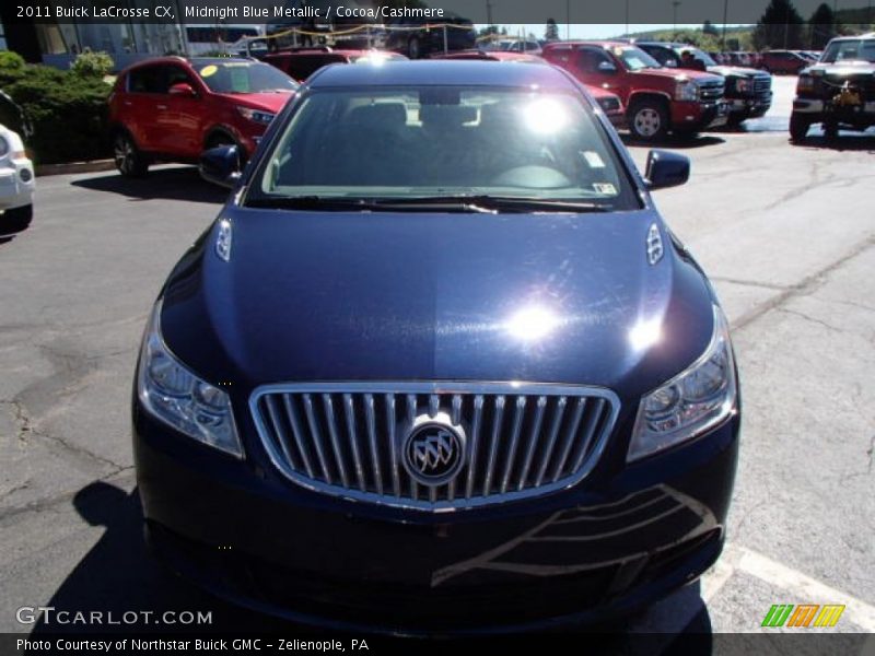 Midnight Blue Metallic / Cocoa/Cashmere 2011 Buick LaCrosse CX