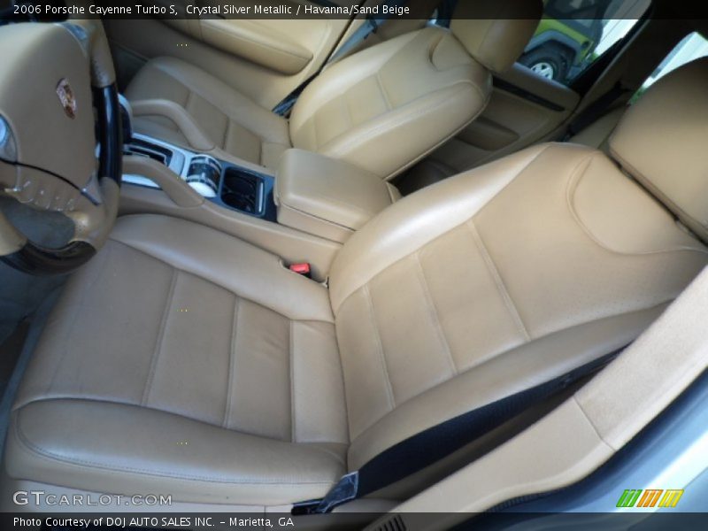 Crystal Silver Metallic / Havanna/Sand Beige 2006 Porsche Cayenne Turbo S