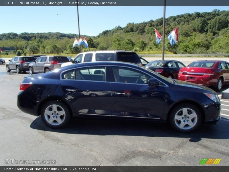 Midnight Blue Metallic / Cocoa/Cashmere 2011 Buick LaCrosse CX