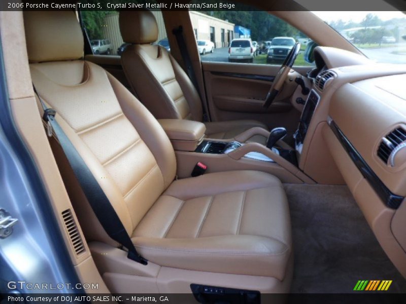 Crystal Silver Metallic / Havanna/Sand Beige 2006 Porsche Cayenne Turbo S