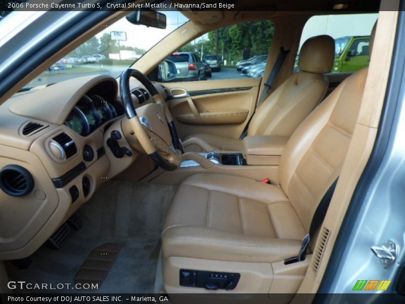 Crystal Silver Metallic / Havanna/Sand Beige 2006 Porsche Cayenne Turbo S