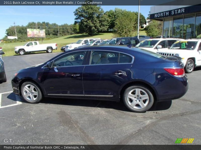 Midnight Blue Metallic / Cocoa/Cashmere 2011 Buick LaCrosse CX
