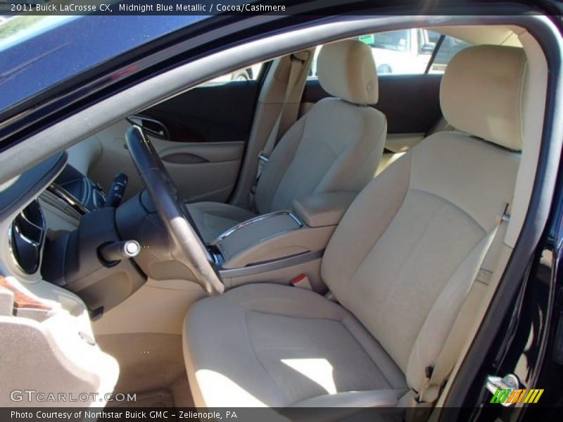 Midnight Blue Metallic / Cocoa/Cashmere 2011 Buick LaCrosse CX
