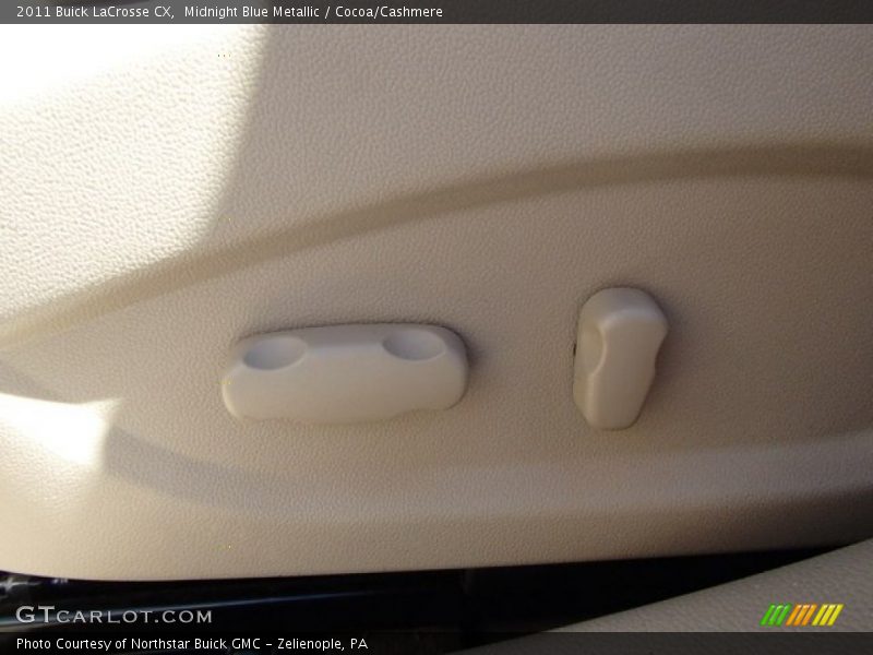 Midnight Blue Metallic / Cocoa/Cashmere 2011 Buick LaCrosse CX